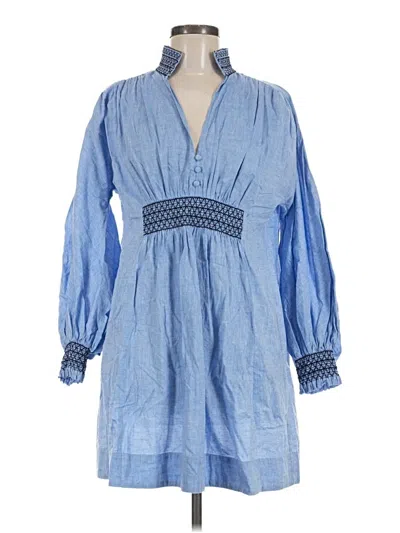 Pre-owned Tuckernuck Casual Dress In Blue