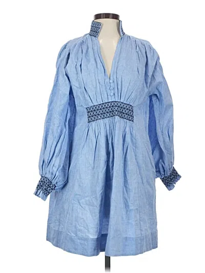 Pre-owned Tuckernuck Casual Dress In Blue