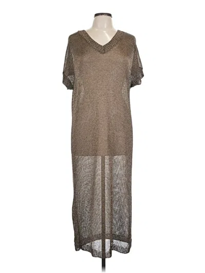 Pre-owned Tuckernuck Casual Dress In Brown