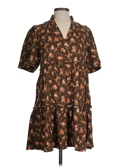 Pre-owned Tuckernuck Casual Dress In Brown