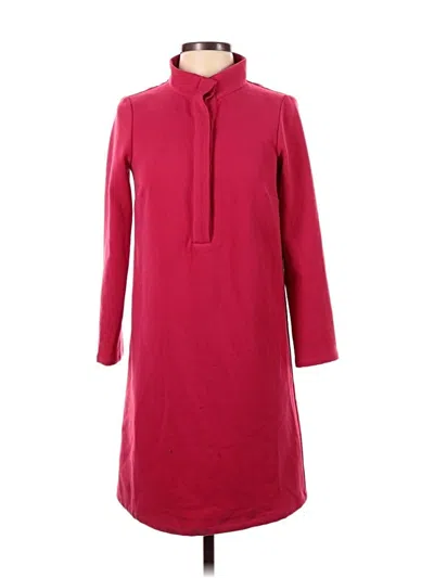 Pre-owned Tuckernuck Casual Dress In Burgundy