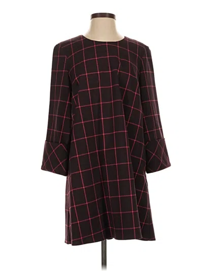 Pre-owned Tuckernuck Casual Dress In Burgundy