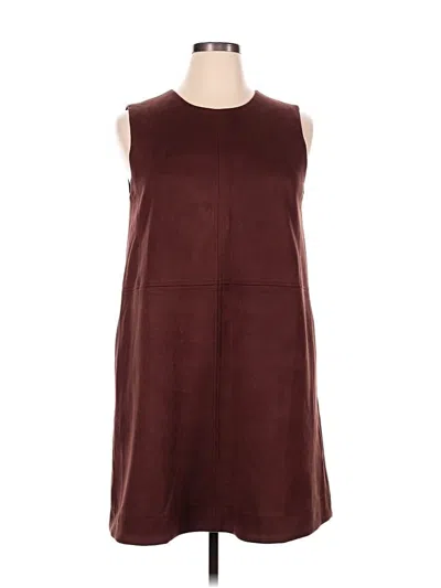 Pre-owned Tuckernuck Casual Dress In Burgundy