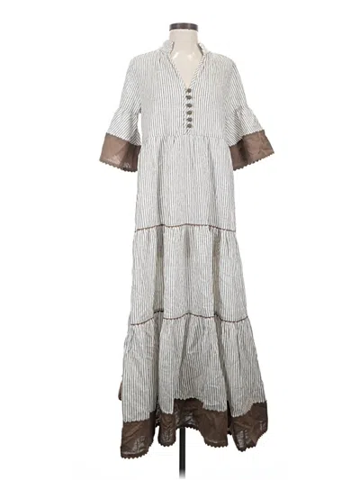 Pre-owned Tuckernuck Casual Dress In Gray