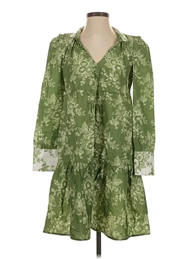 Pre-owned Tuckernuck Casual Dress In Green