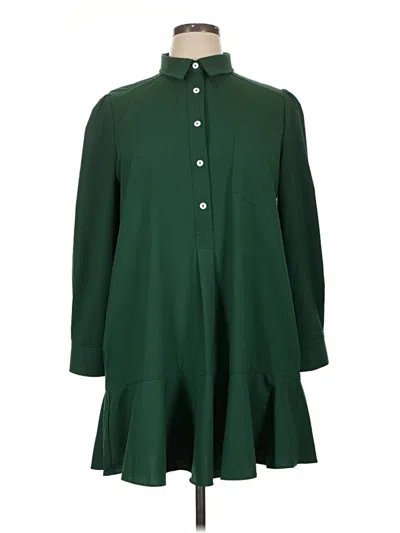 Pre-owned Tuckernuck Casual Dress In Green