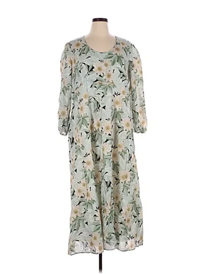 Pre-owned Tuckernuck Casual Dress In Green