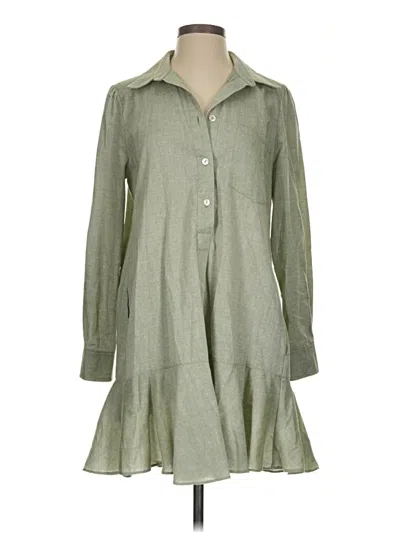Pre-owned Tuckernuck Casual Dress In Green
