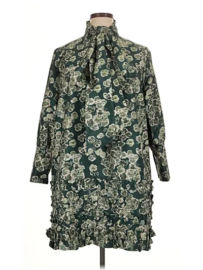 Pre-owned Tuckernuck Casual Dress In Green