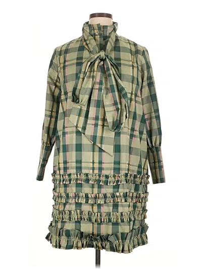 Pre-owned Tuckernuck Casual Dress In Green