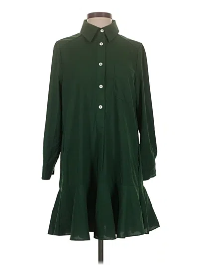 Pre-owned Tuckernuck Casual Dress In Green