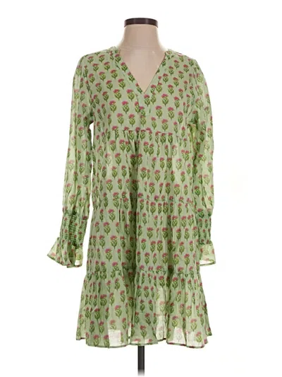 Pre-owned Tuckernuck Casual Dress In Green