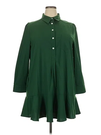 Pre-owned Tuckernuck Casual Dress In Green