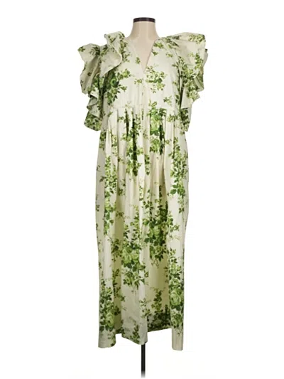 Pre-owned Tuckernuck Casual Dress In Green