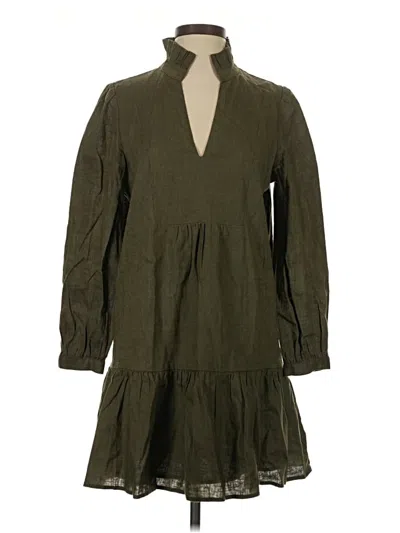 Pre-owned Tuckernuck Casual Dress In Green