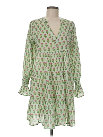 Pre-owned Tuckernuck Casual Dress In Green