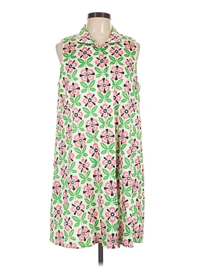 Pre-owned Tuckernuck Casual Dress In Green