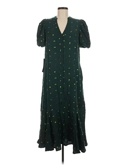 Pre-owned Tuckernuck Casual Dress In Green