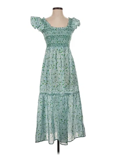 Pre-owned Tuckernuck Casual Dress In Green