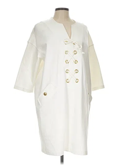 Pre-owned Tuckernuck Casual Dress In Ivory