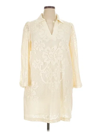 Pre-owned Tuckernuck Casual Dress In Ivory