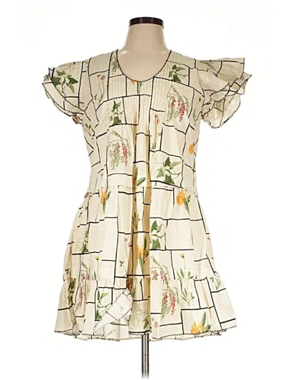 Pre-owned Tuckernuck Casual Dress In Ivory