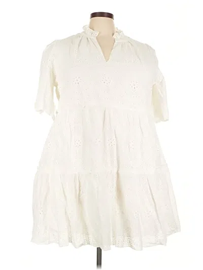 Pre-owned Tuckernuck Casual Dress In Ivory