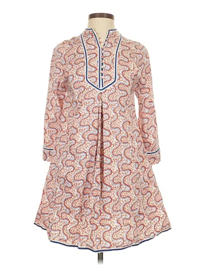 Pre-owned Tuckernuck Casual Dress In Orange