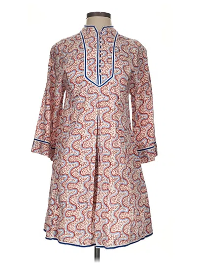 Pre-owned Tuckernuck Casual Dress In Orange
