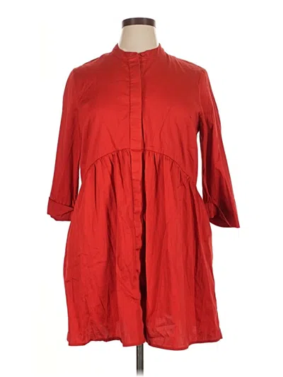 Pre-owned Tuckernuck Casual Dress In Red