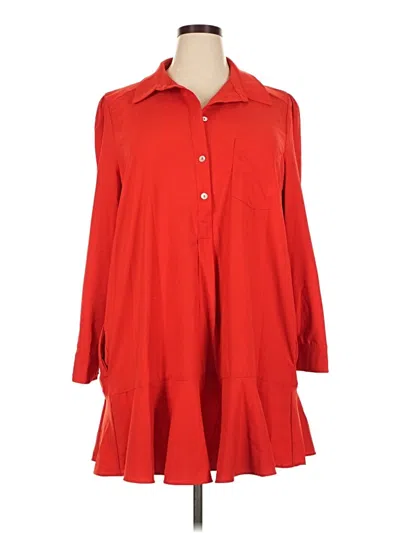 Pre-owned Tuckernuck Casual Dress In Red