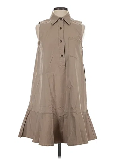 Pre-owned Tuckernuck Casual Dress In Tan
