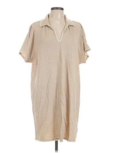 Pre-owned Tuckernuck Casual Dress In Tan