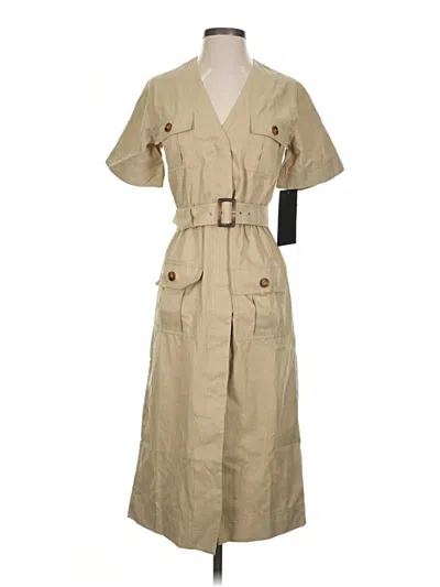 Pre-owned Tuckernuck Casual Dress In Tan