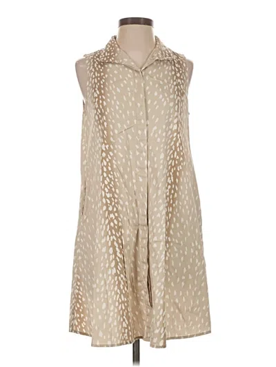 Pre-owned Tuckernuck Casual Dress In Tan