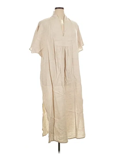 Pre-owned Tuckernuck Casual Dress In Tan