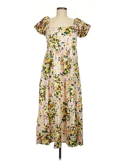 Pre-owned Tuckernuck Casual Dress In Tan