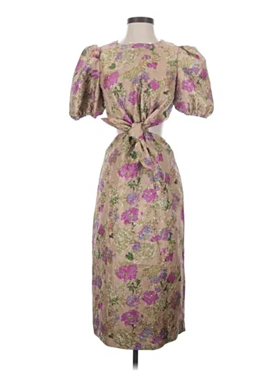 Pre-owned Tuckernuck Casual Dress In Tan
