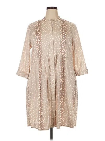 Pre-owned Tuckernuck Casual Dress In Tan