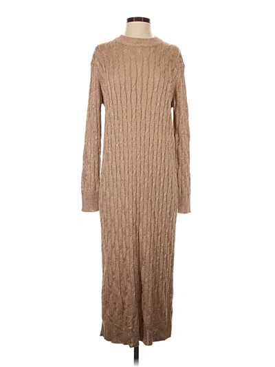 Pre-owned Tuckernuck Casual Dress In Tan