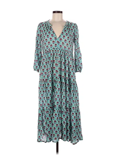 Pre-owned Tuckernuck Casual Dress In Teal