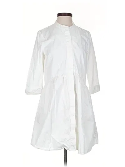 Pre-owned Tuckernuck Casual Dress In White