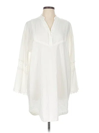 Pre-owned Tuckernuck Casual Dress In White