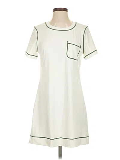 Pre-owned Tuckernuck Casual Dress In White