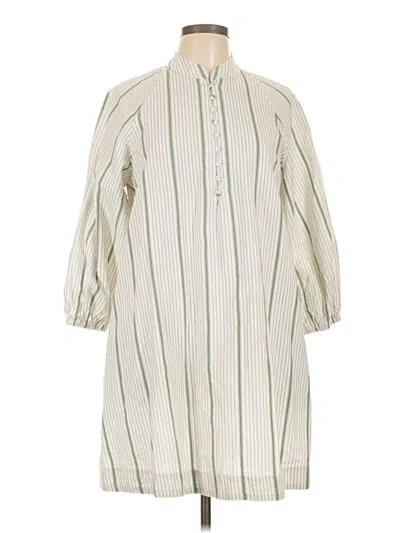 Pre-owned Tuckernuck Casual Dress In White