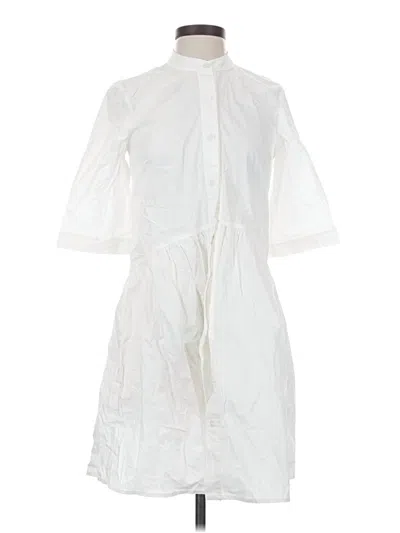 Pre-owned Tuckernuck Casual Dress In White