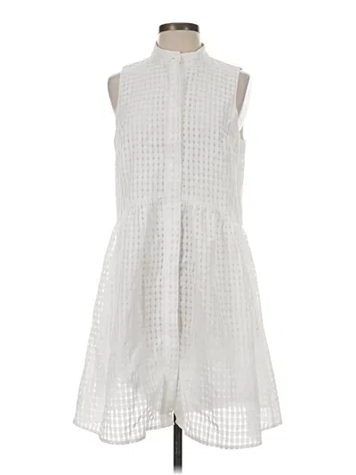 Pre-owned Tuckernuck Casual Dress In White