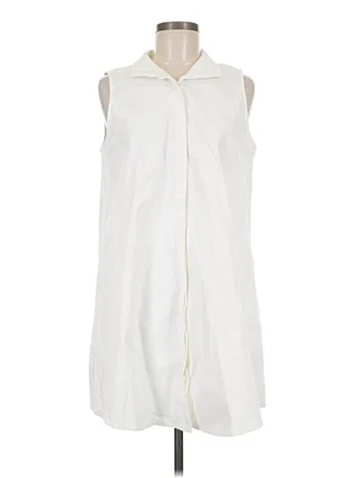 Pre-owned Tuckernuck Casual Dress In White