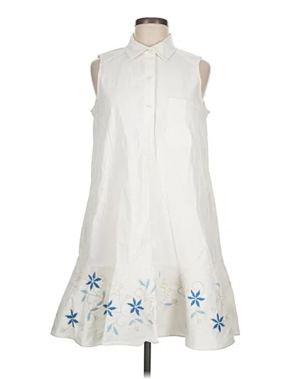 Pre-owned Tuckernuck Casual Dress In White