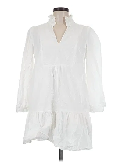 Pre-owned Tuckernuck Casual Dress In White